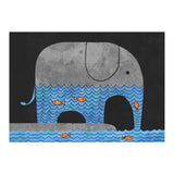 Thirsty Elephant (Print Only) thumbnail