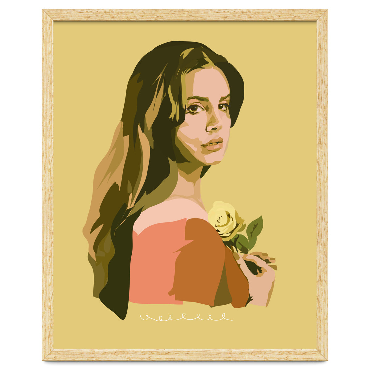 Lana Del Rey With Rose