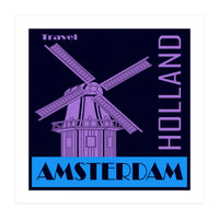 Travel Amsterdam Holland  (Print Only)