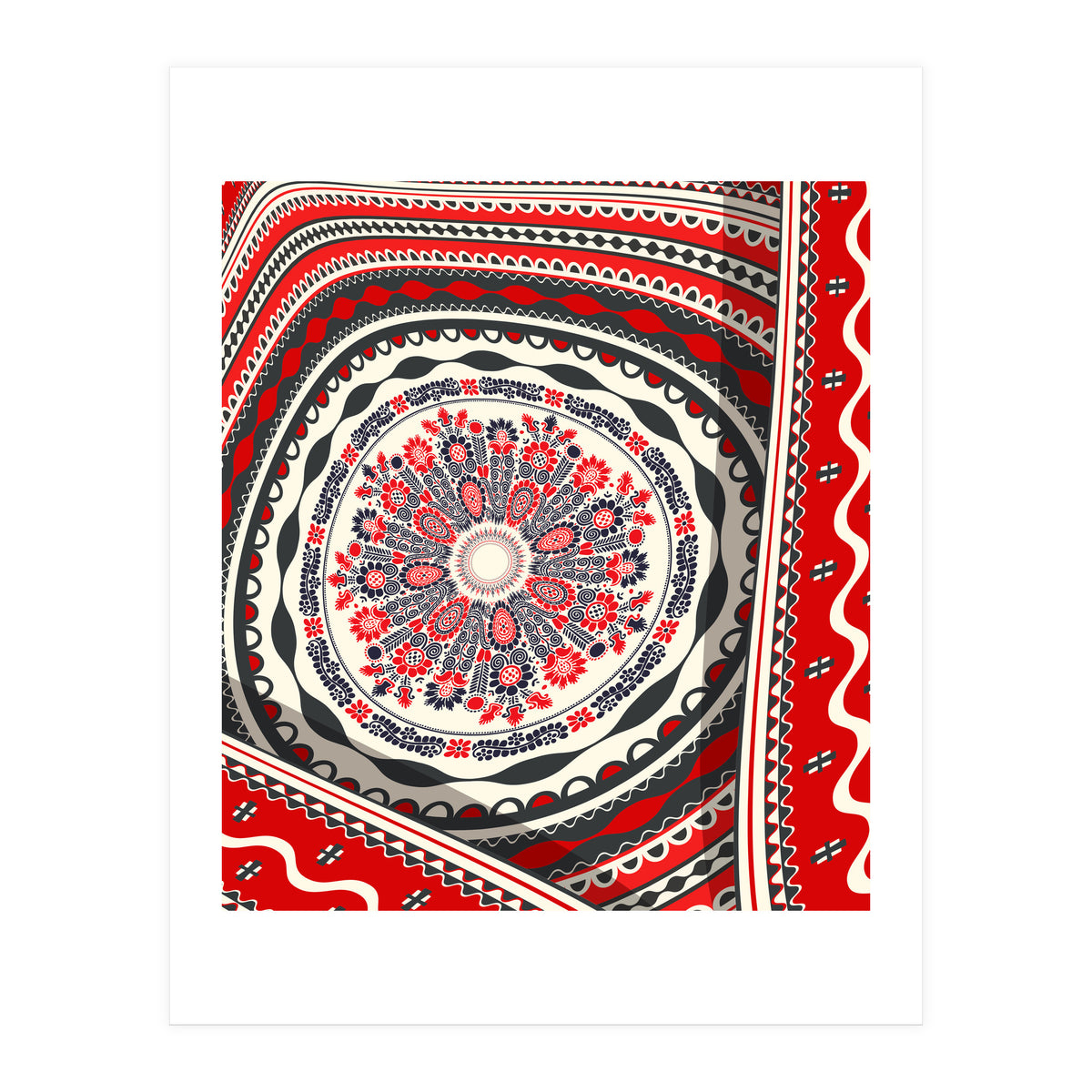 Romanian embroidery background 20 (Print Only)