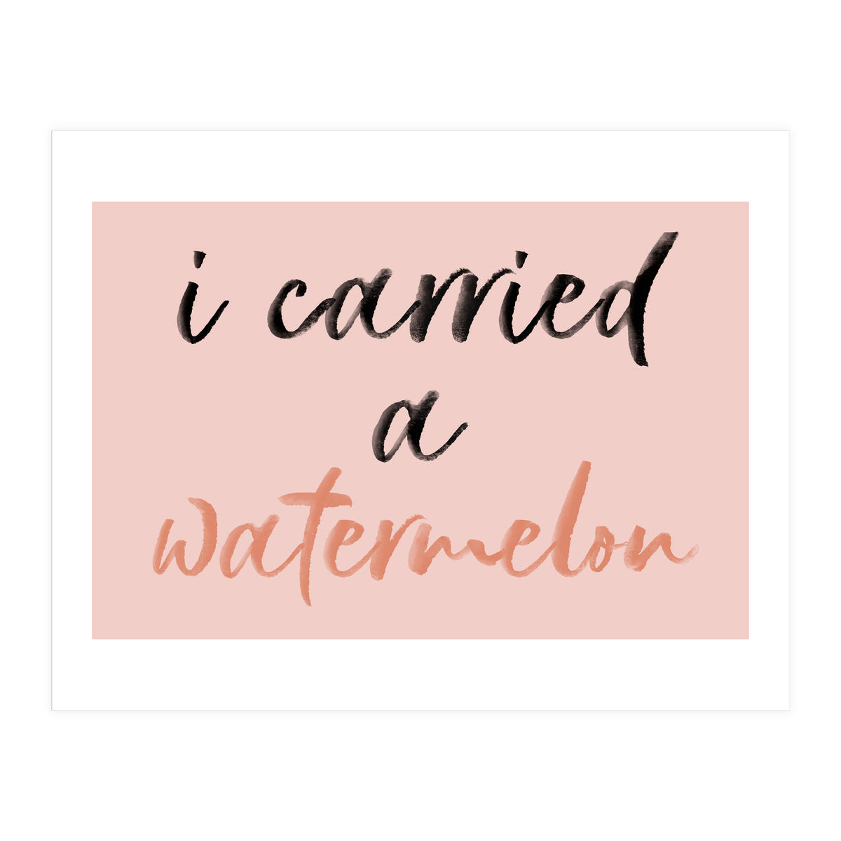 Carried  (Print Only)