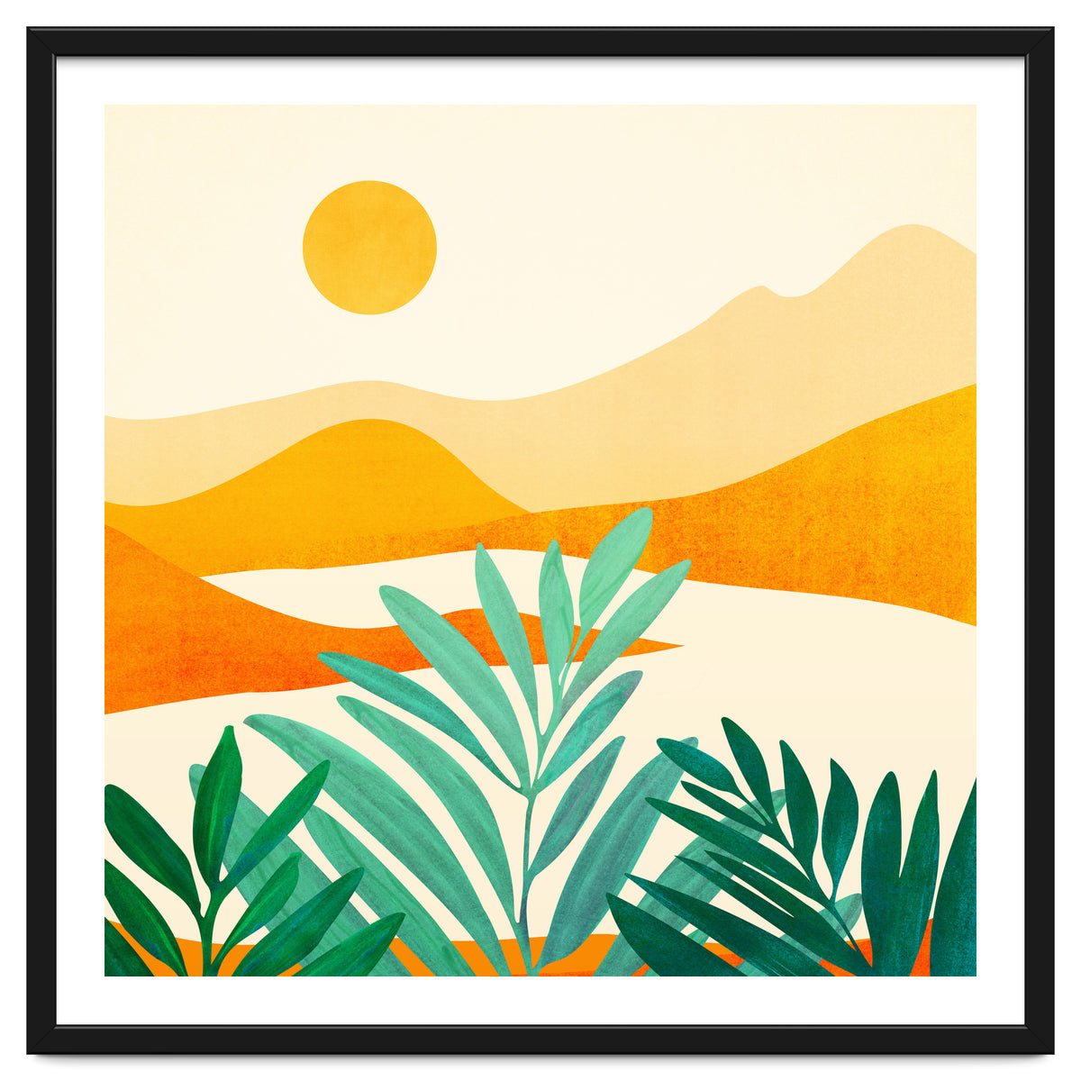 Golden Alpine Sunset