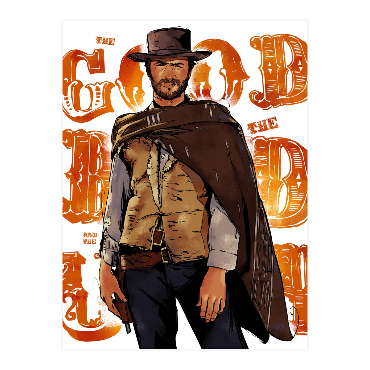 Clint Eastwood (Print Only)