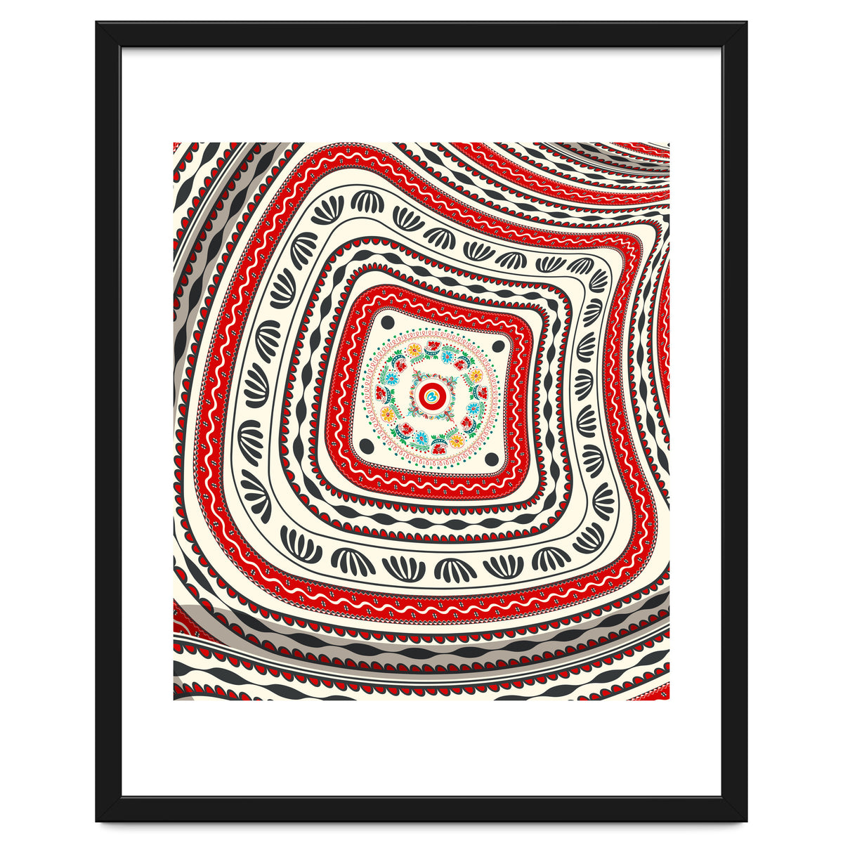 Romanian embroidery background 16