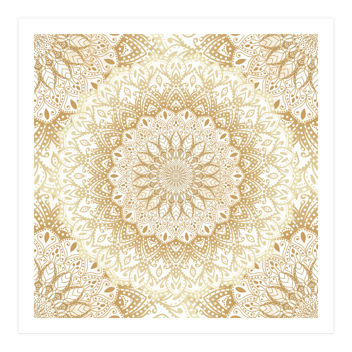 Mandalas For May Gold (Print Only)