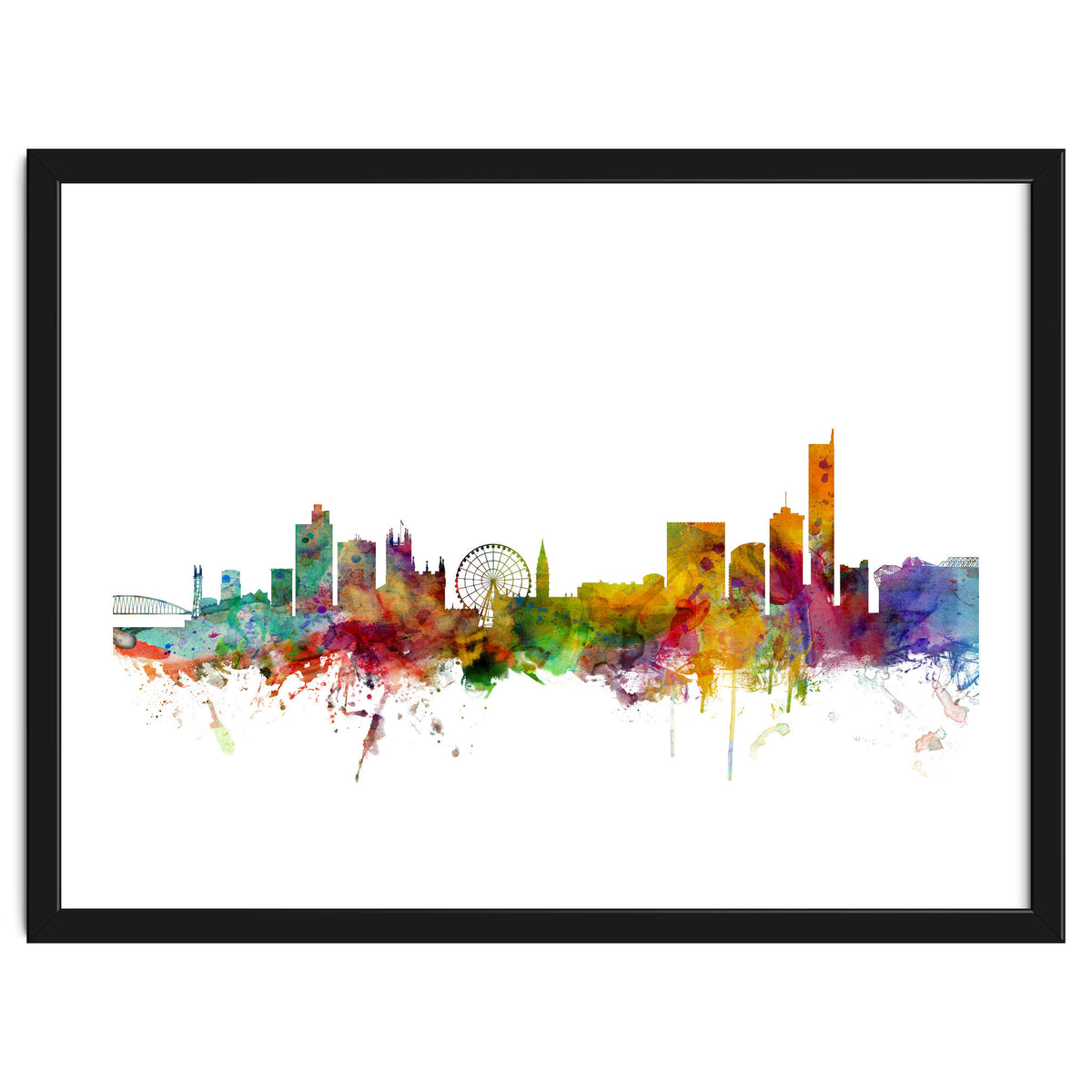 Manchester England Skyline