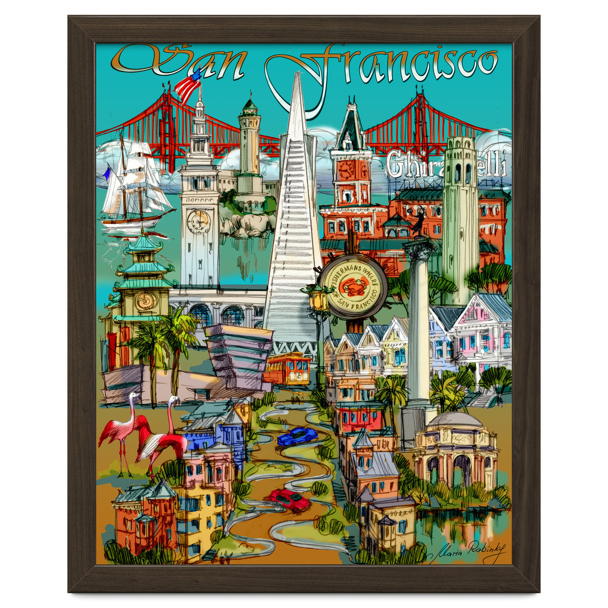 San Francisco Illustration