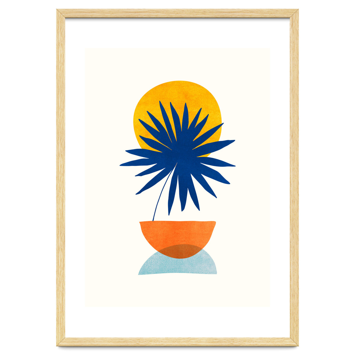 Mid Century Tropical Sunset