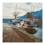 Boats on GardaSee, Italy. (Print Only) thumbnail