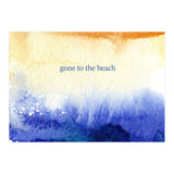 Gone to the beach || watercolor (Print Only) thumbnail