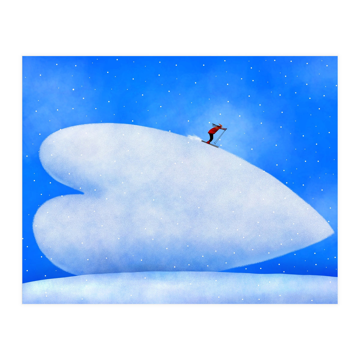 Love Of Skiing (Print Only)