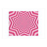 Abstract Pink Geometric Design Art (Print Only) thumbnail
