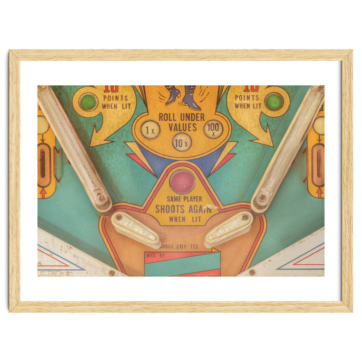 The vintage Pinball Machine