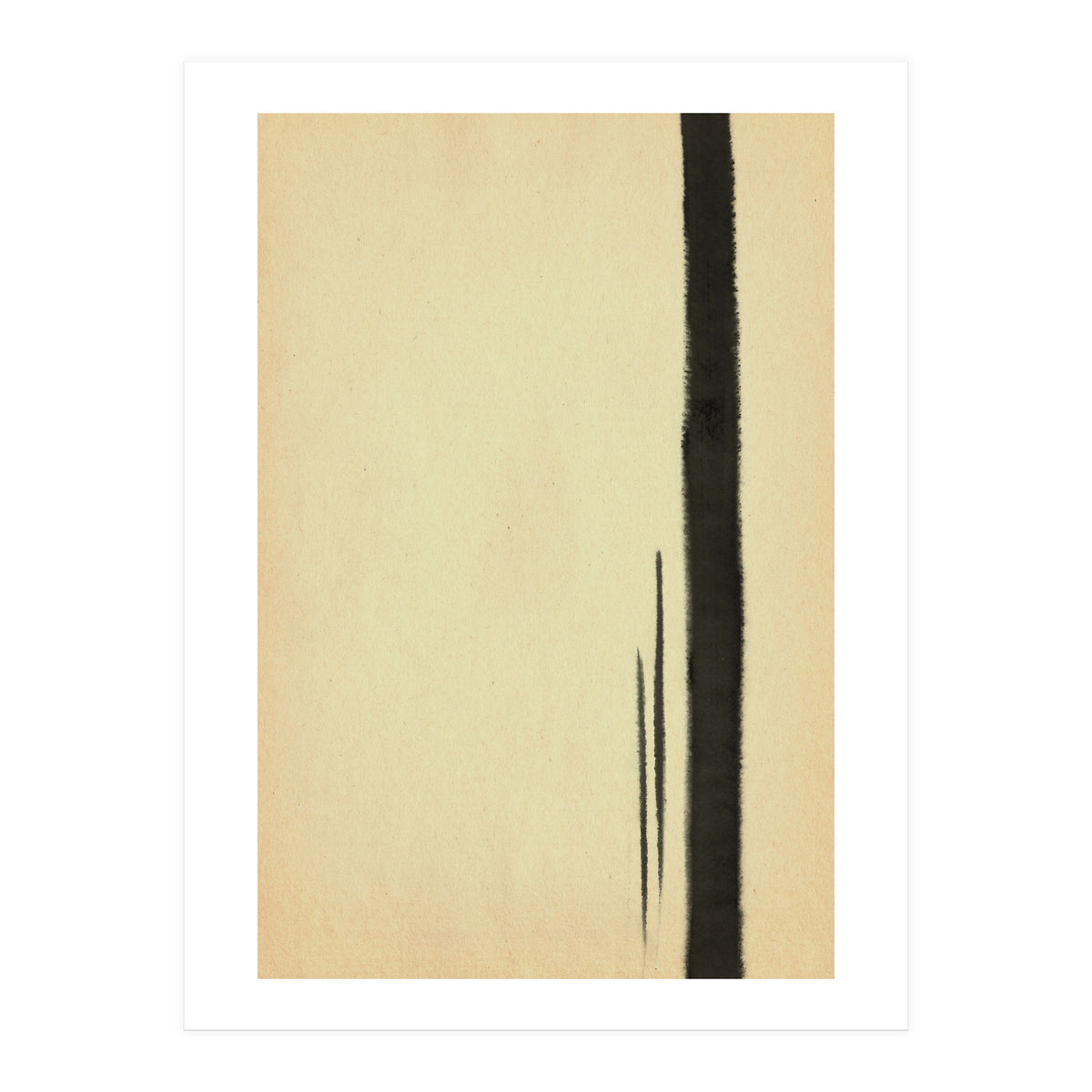 Minimalist black stripe (Print Only)