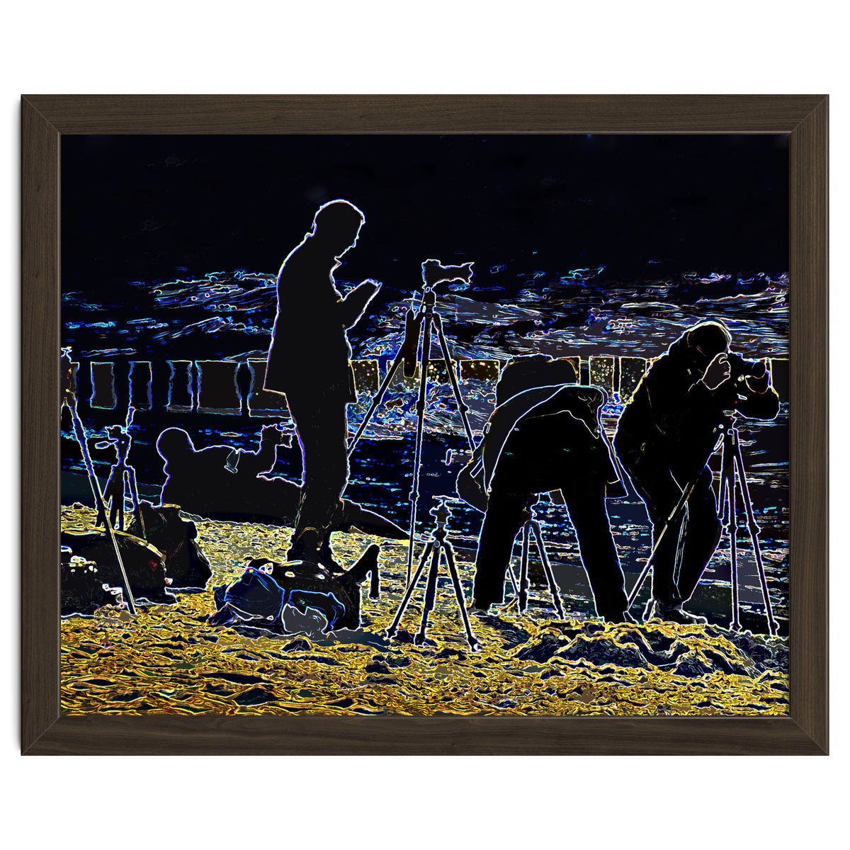 Photographers at the beach