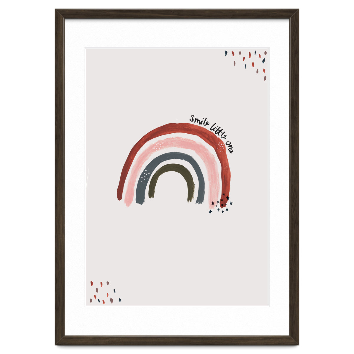 Smile Little One Rainbow Portrait