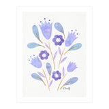 Watercolour Tulips | Purple (Print Only) thumbnail