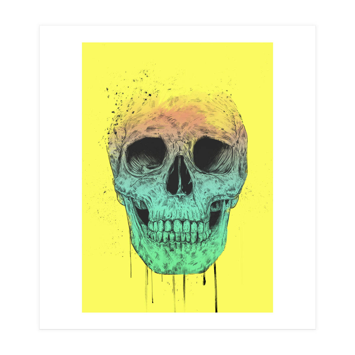 Pop Art Skull (Print Only)