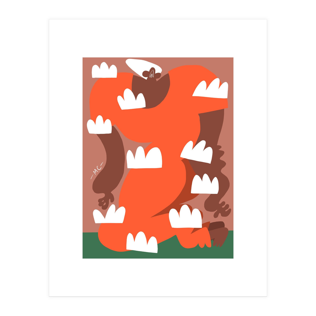 Head In The Clouds And Feet On Earth (Print Only)