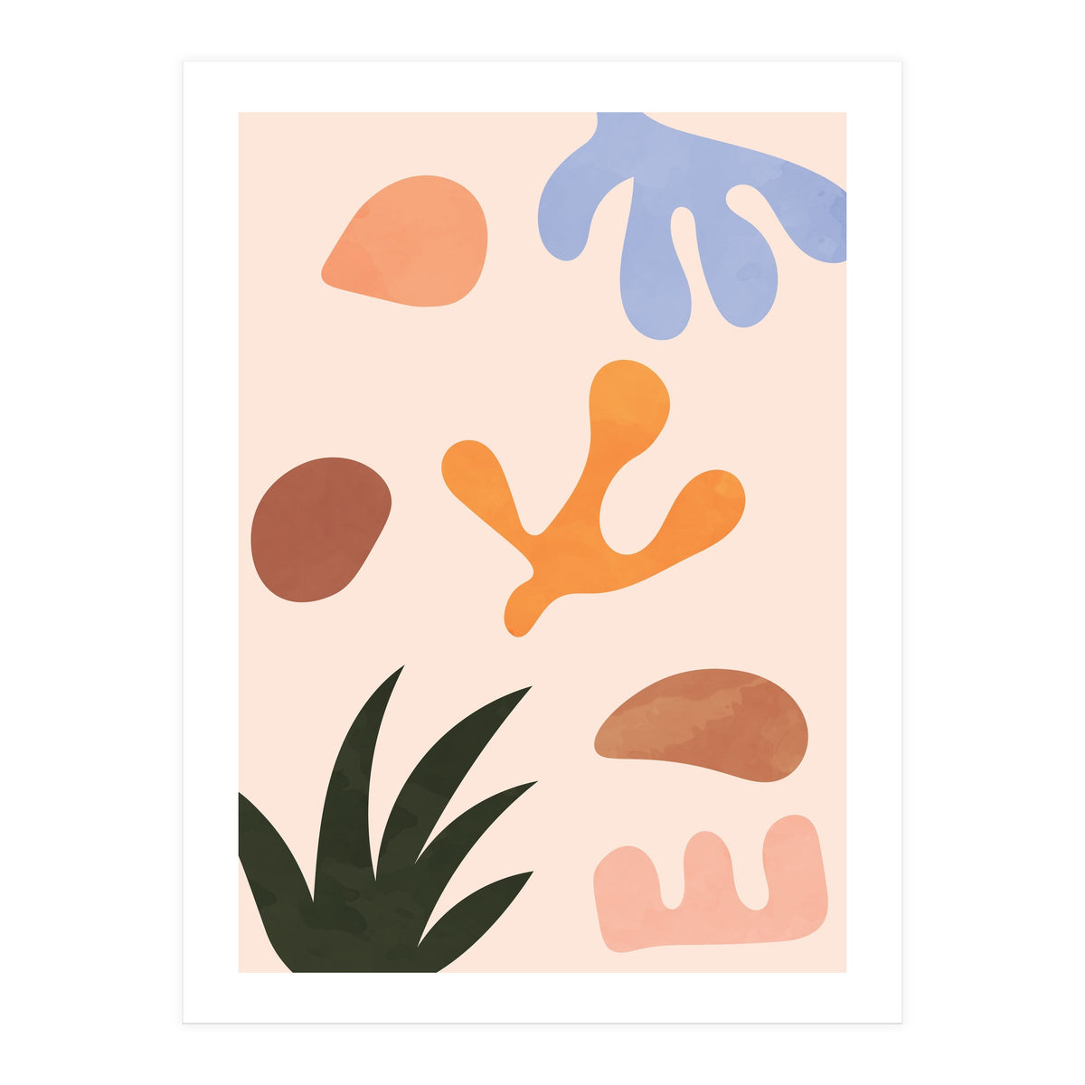 Abstract Botanical Plant (Print Only)