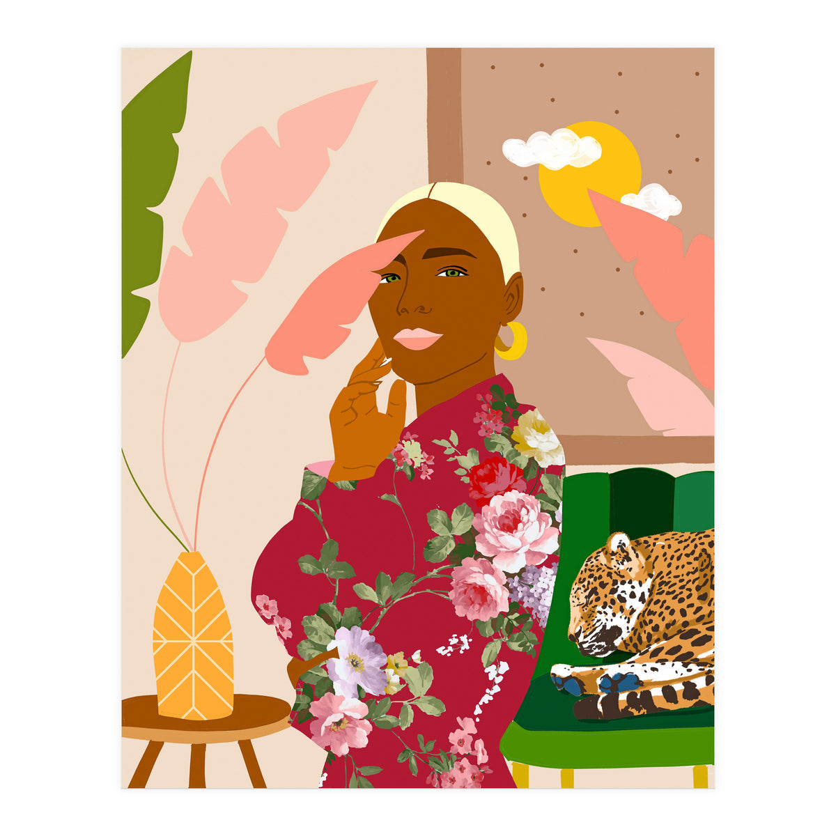 There's Peaceful. There's Wild. I'm Both At The Same Time (Print Only)