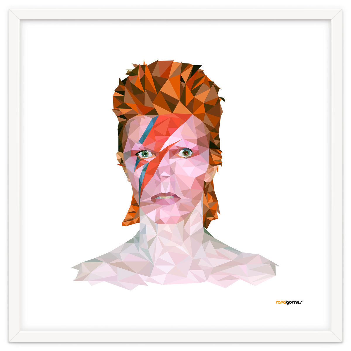 David Bowie Low Poly
