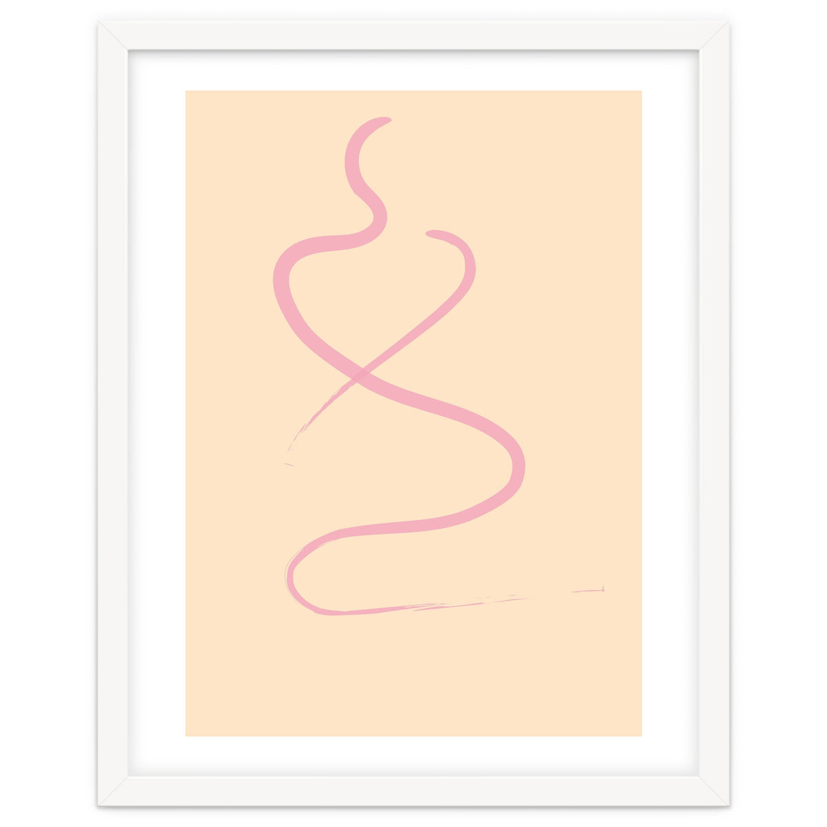 Seated line drawing No 2