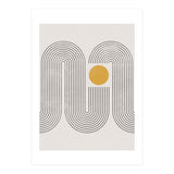 Mid-Century Modern No.22 - Woodblock Print (Print Only) thumbnail