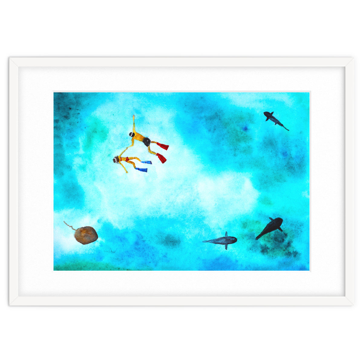 One summer day || watercolor