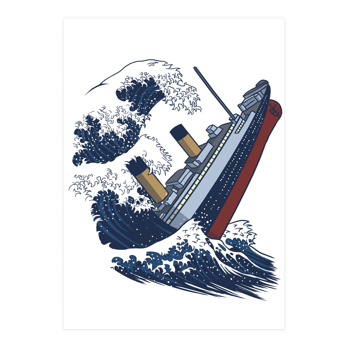 The wave titanic (Print Only)