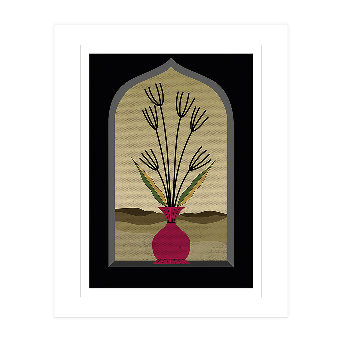 Window and Vase (Print Only)