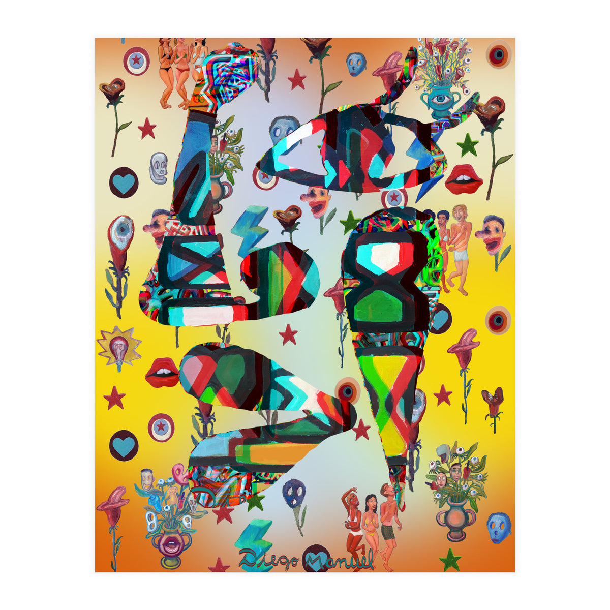 Graffiti Digital 12 2022 B 3 (Print Only)