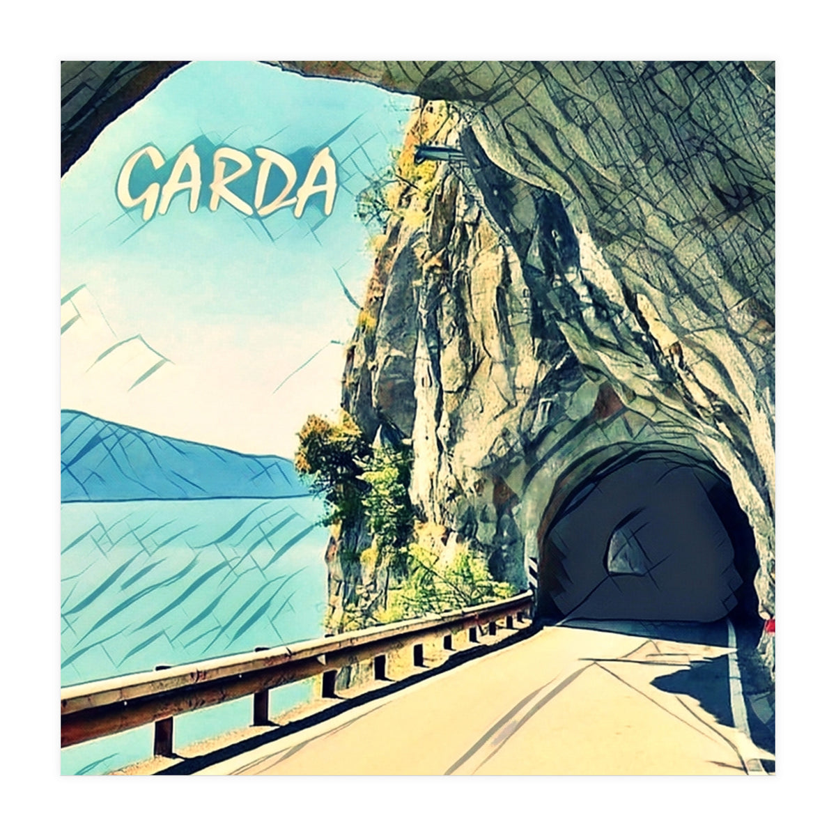 Tunnel In Garda (Print Only)