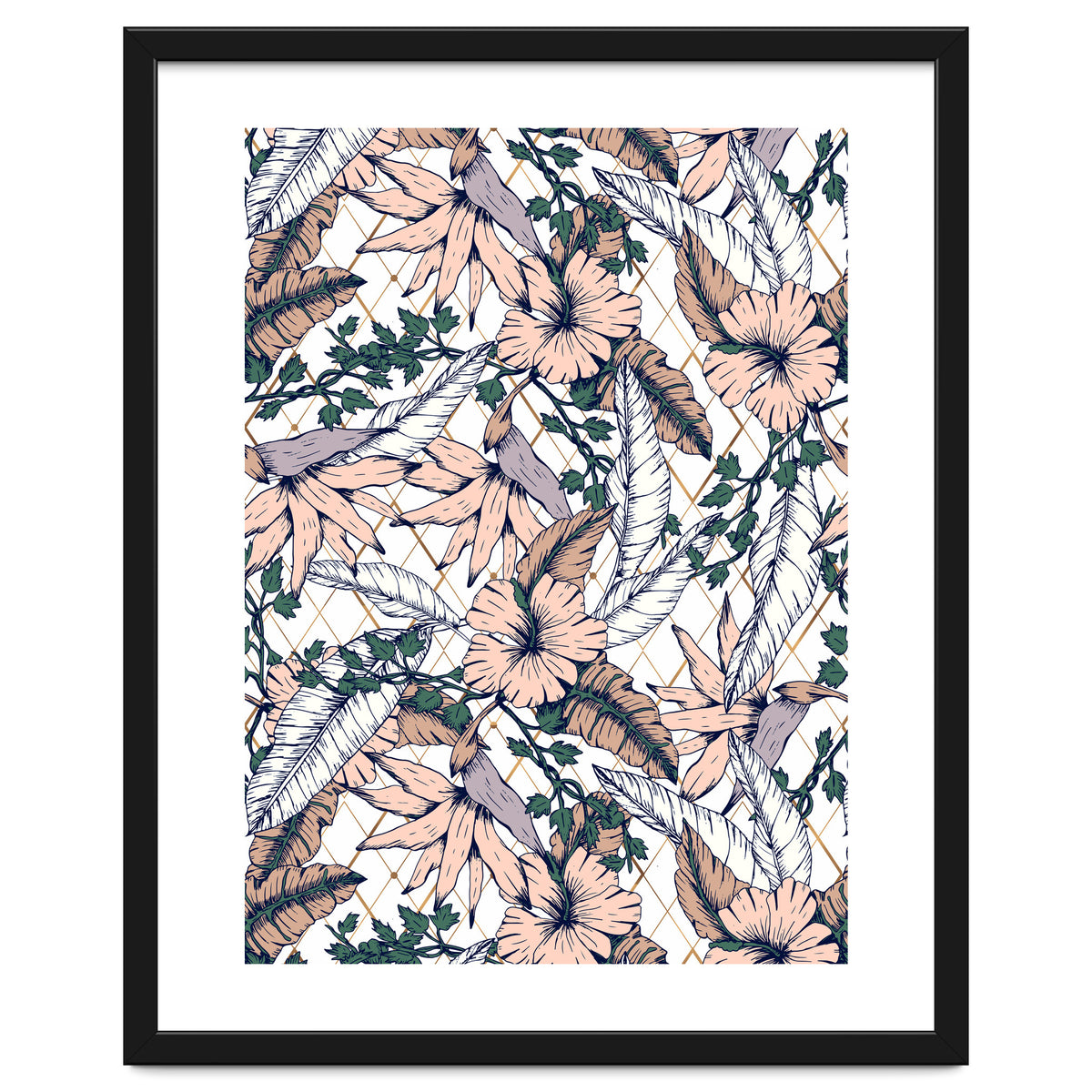 Exotic flowering and pattern geometric