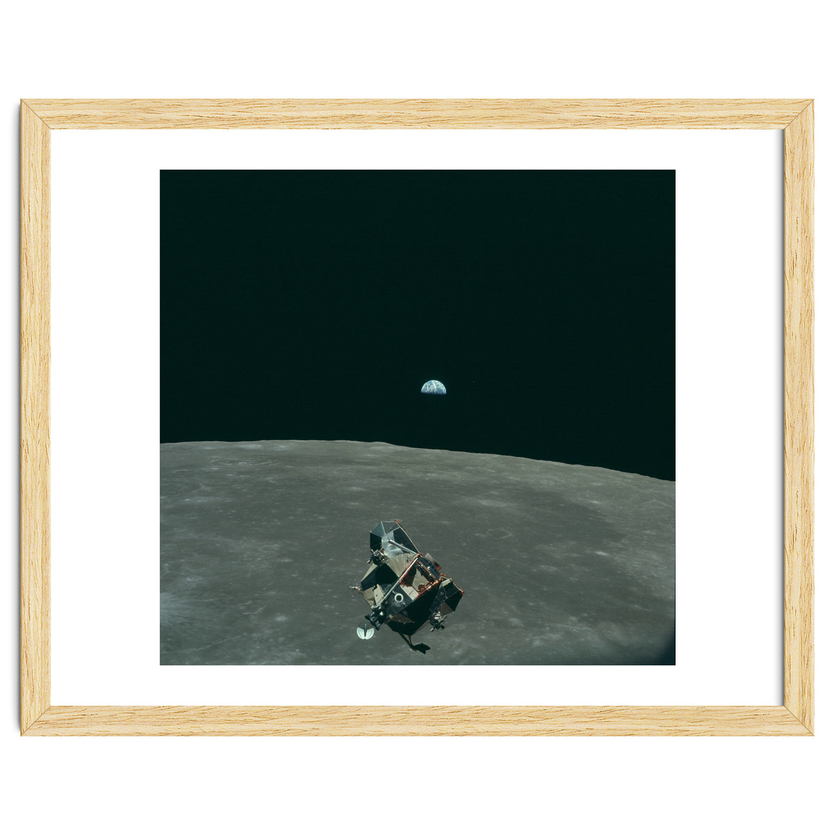 Earth, Moon And Lunar Module, As11 44 6643