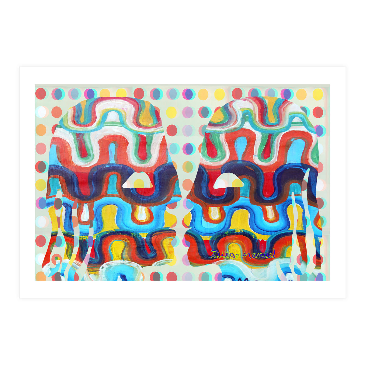 Abstracto Pop Nuevo B7 (Print Only)