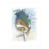 Yacht painting art watercolor (Print Only) thumbnail