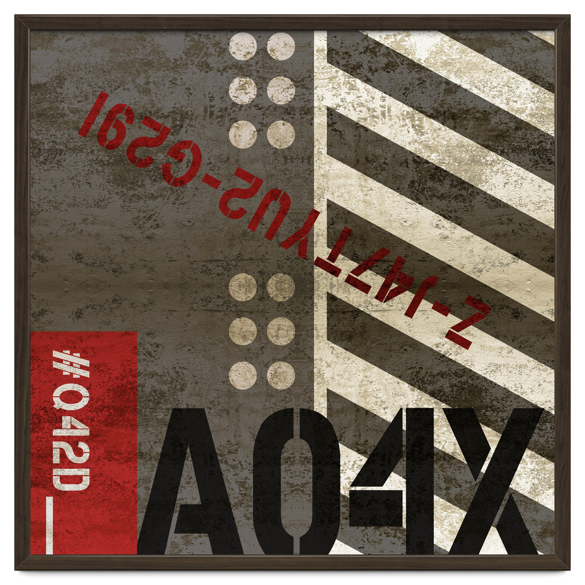 Abstract Industrial Grey Stripes