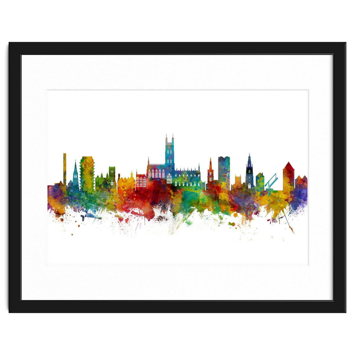 Gloucester England Skyline