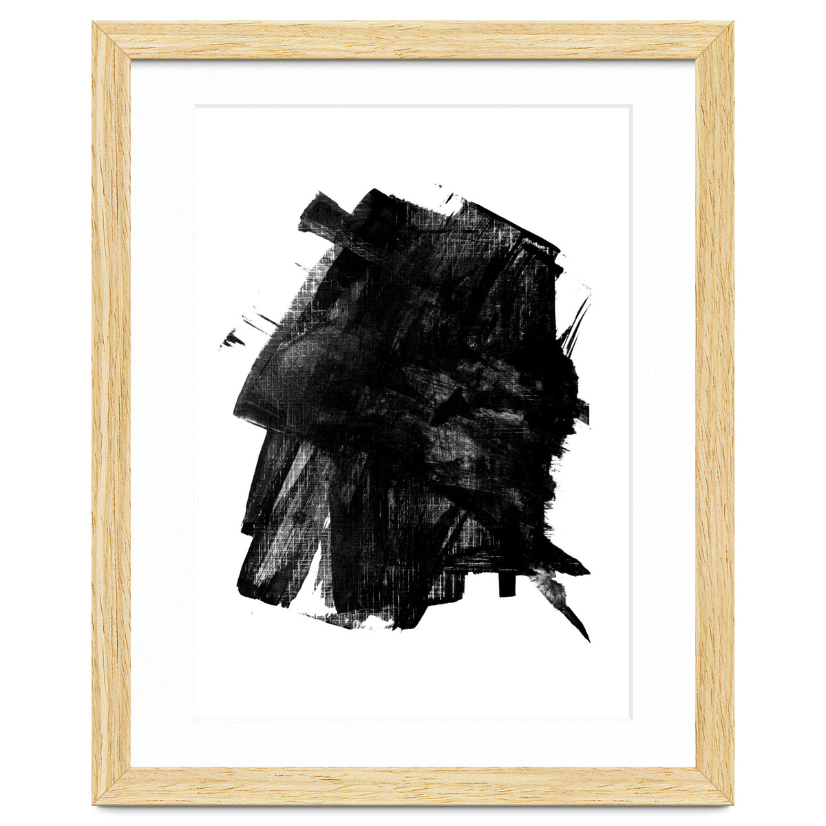 Minimalist Textured Brushstroke Art #3