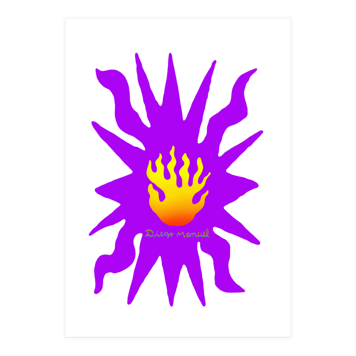 Fuego 39 Copia (Print Only)