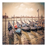 Several Gondolas boats, Colorful Italy  (Print Only) thumbnail