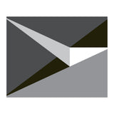 Geometric Shapes No. 73 - black & grey triangles  (Print Only) thumbnail