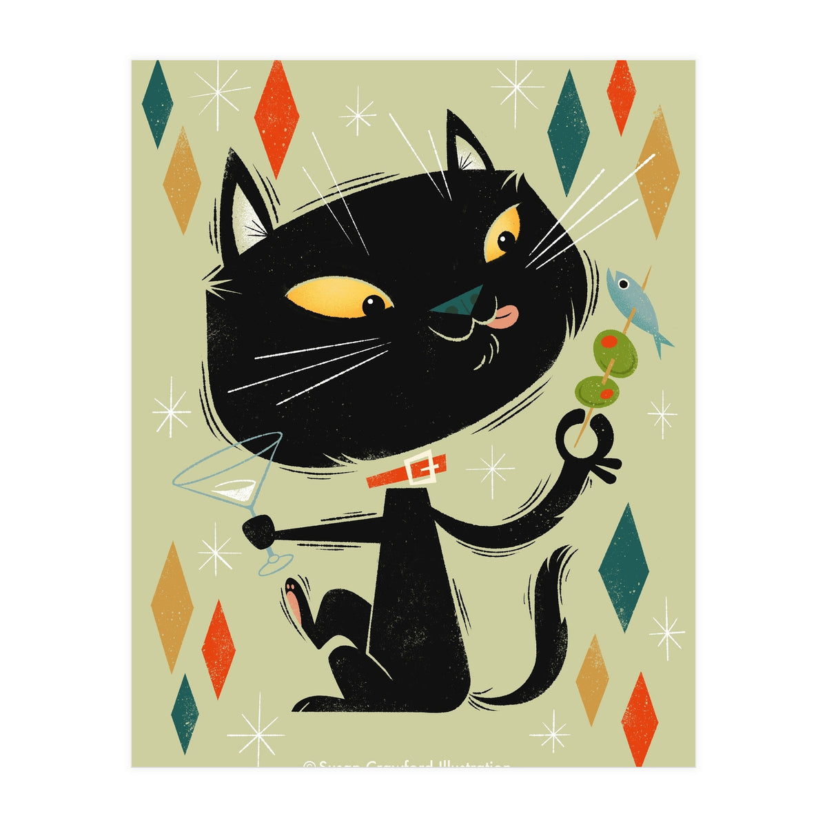 Cat A Tonic Black (Print Only)