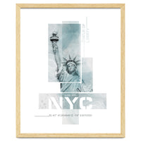 NYC Statue of Liberty | turquoise marble