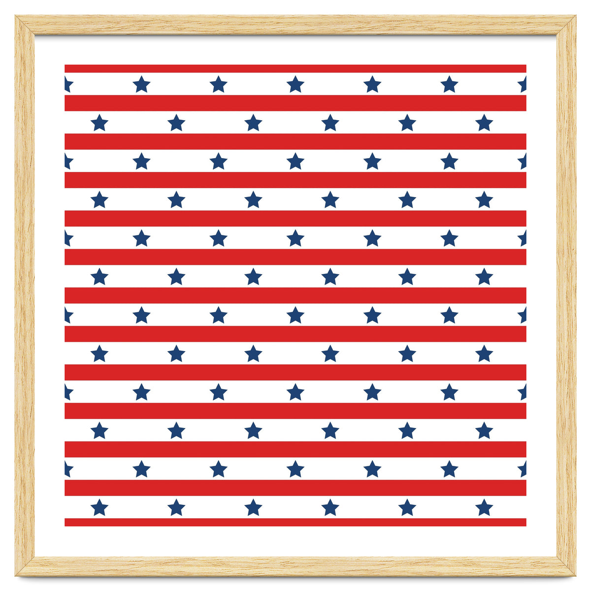 Blue And Red Stripes and stars