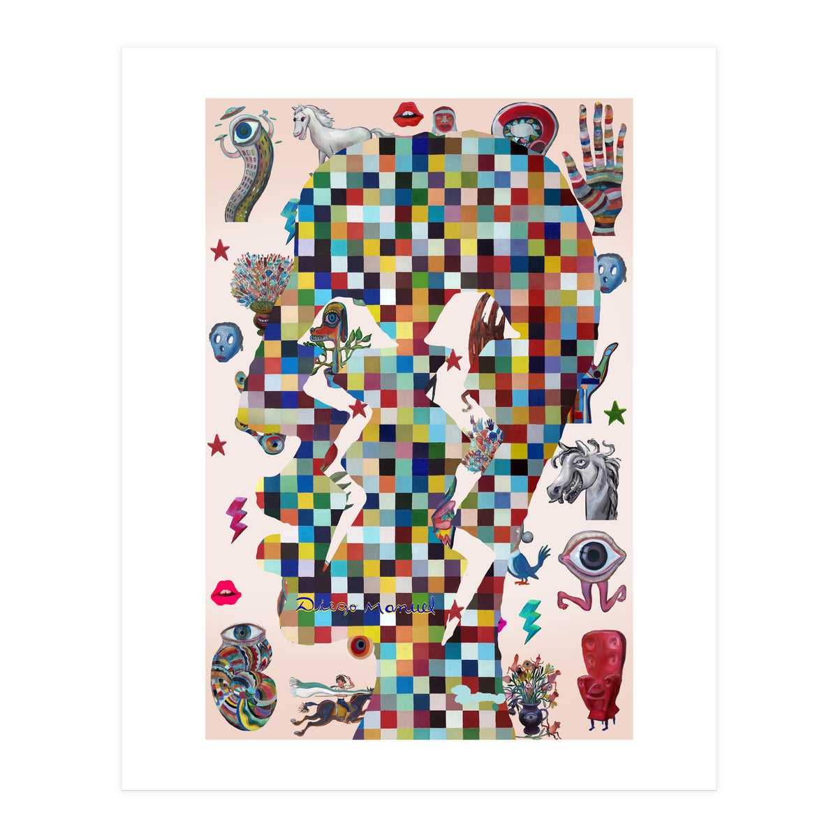 Perfil Con Rayos B 11 (Print Only)