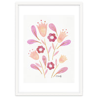 Watercolour Tulips | Pink