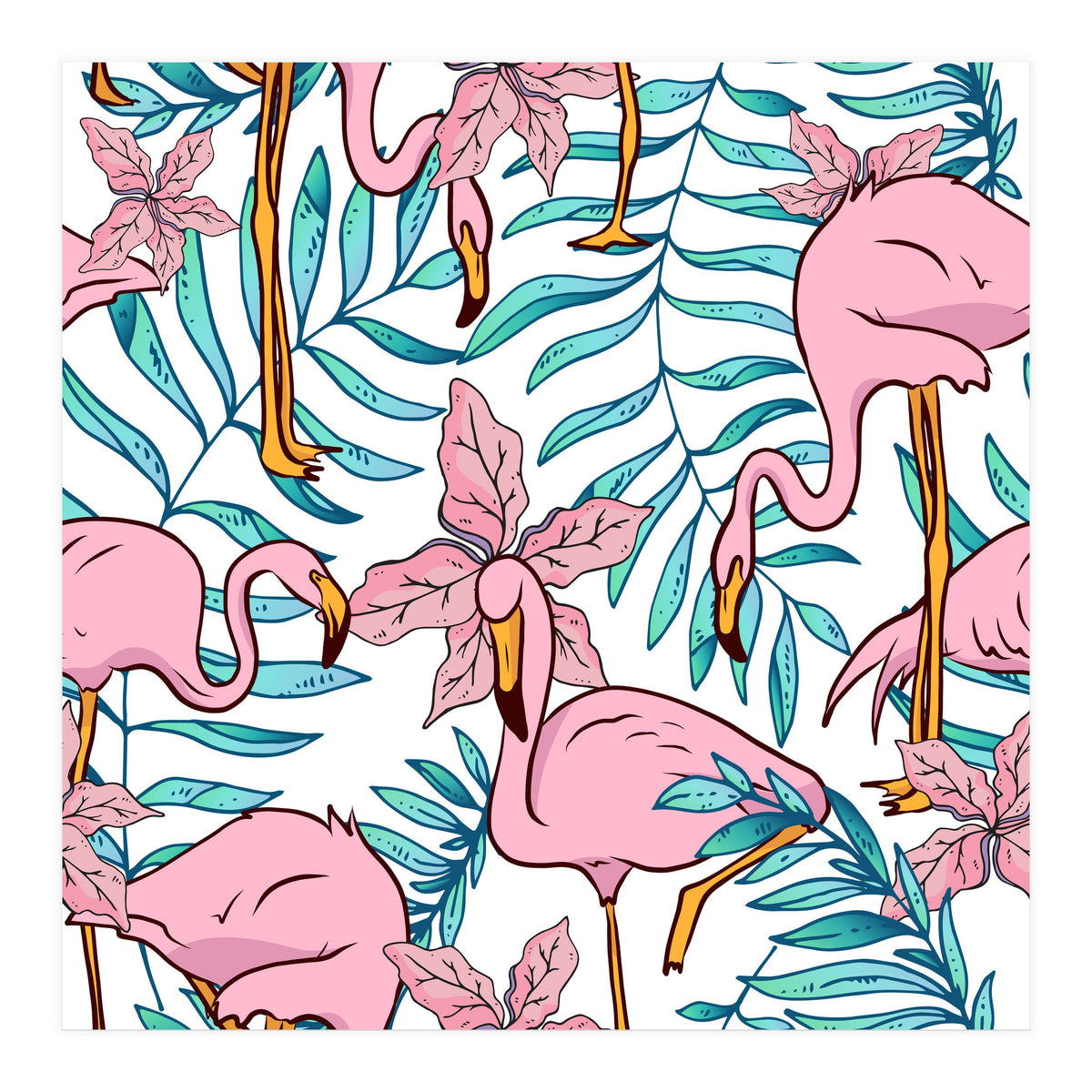 Boho Flamingo (Print Only)