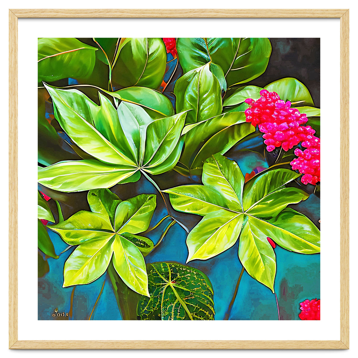 Bloom Like Never Before, Botanical Nature Jungle Plants, Bohemian Floral Blossom Forest Painting